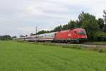 Die 1216 024 in Raubling am 03,08,12 