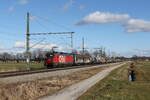 1293 185 mit einem gemischten G�terzug aus Salzburg kommend am 5.