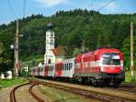 1116 005 Em Lok �sterreich kam als REX von Passau.