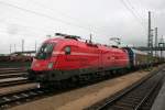 1116 003 Rail Cargo Austria mit Audi Zug aus Gy�r,in Ingolstadt HBF