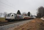 1219 955-5 mit dem  AKE-Rheingold  auf der R�ckfahrt von Salzburg am 2.