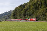 1116 225  �FB  mit einem  Railjet  am 11.