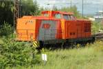 204.900 der RTS kurz vor Aschaffenburg Hbf am 08.08.2011
