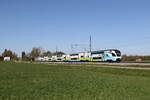 4010 021 auf dem Weg nach Wien am 23. April 2026 bei �bersee am Chiemsee.