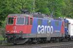 SBB Cargo 421 387-2 am 1.5.10 mit dem Bananenzug in ratingen-Lintorf