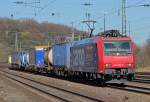 482 029-6 der SBB Cargo mit LOCON Sticker in K�ln West am 19.03.2011