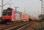 482 018-9 der SBB Cargo hinter Porz Wahn am 06.04.2011