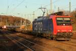 482 016-3 der SBB Cargo in K�ln West am 30.11.2011